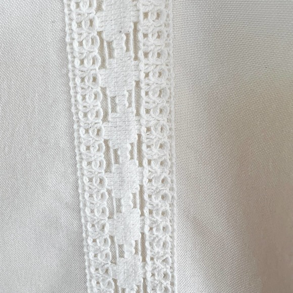 Romeo + Juliet Couture Cold Shoulder cover up tunic mini dress Split Neck Fringe - Picture 7 of 13